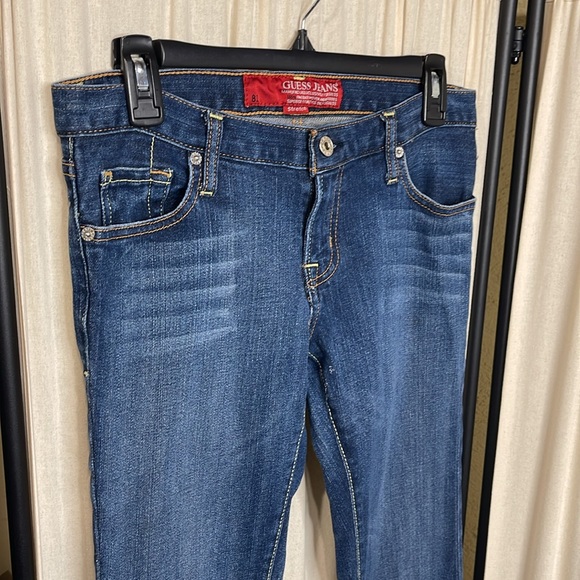 GUESS- 81 STRETCH FLARED JEANS SIZE 28 - Picture 6 of 12